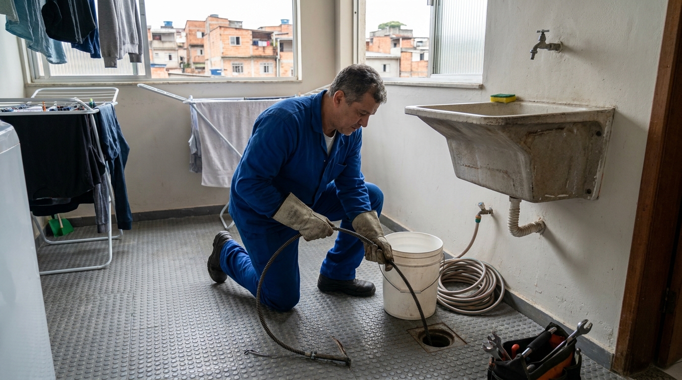 Desentupimento de Ralos Externos no Grageru, Aracaju‑SE